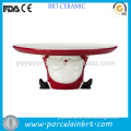 Ceramic santa cake stand christmas gift kit